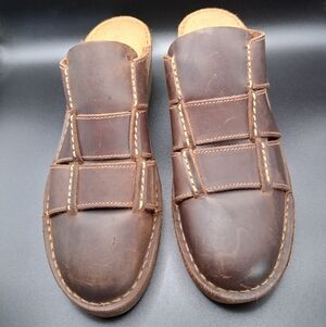 G.H. Bass & Co. Brazilian Woven Leather Mules